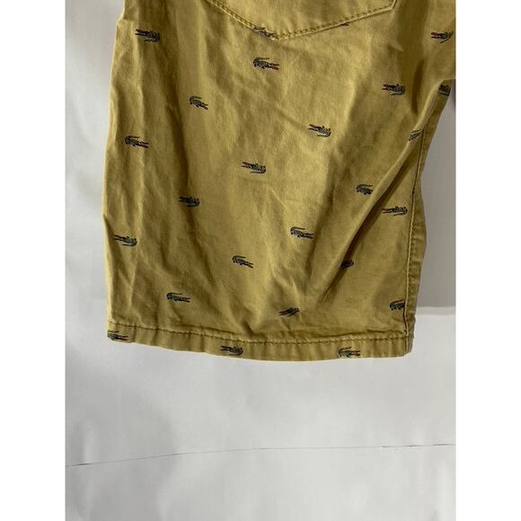 JEANS FASHION Men's Tan Alligator Print Chino Shorts SZ 34 - Picture 7 of 9